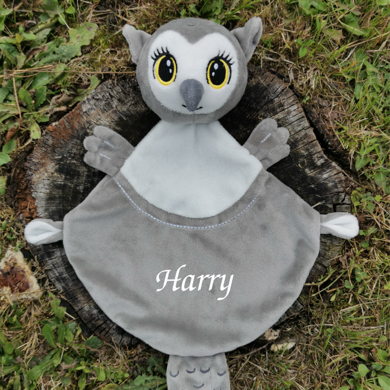  lisette the owl comforter grey white 30 cm  